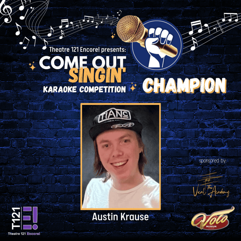 Come Out Singin' 2023 winner, Austin Krause