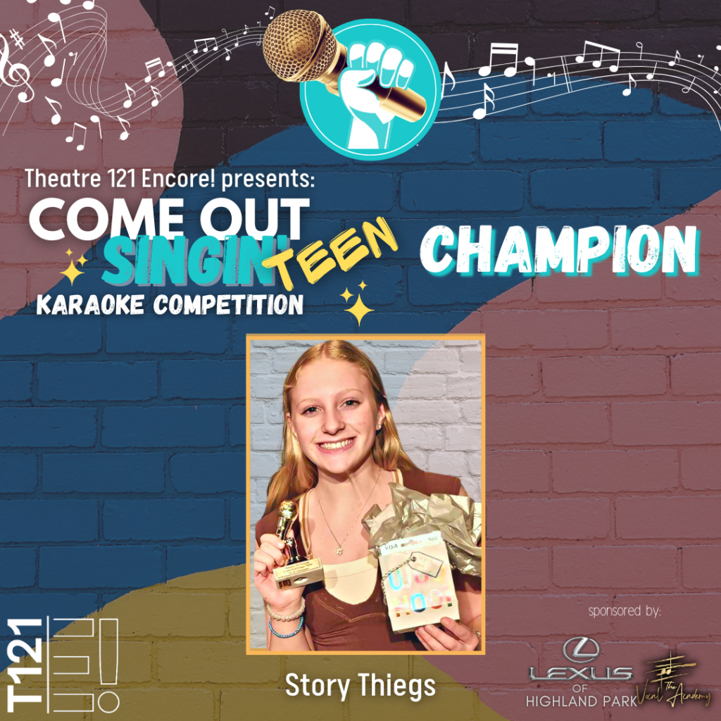 Come Out Singin' TEEN 2024 winner, Story Thiegs